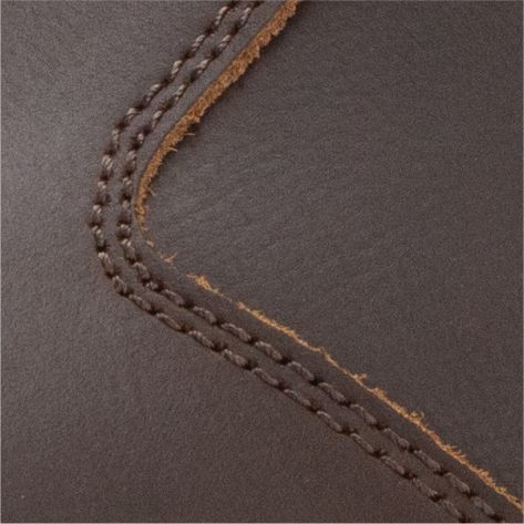 Brown split layer crazy horse leather