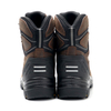Defender series winter high-top safety shoes for steel toe anti-smash and anti-puncture cowhide work shoes