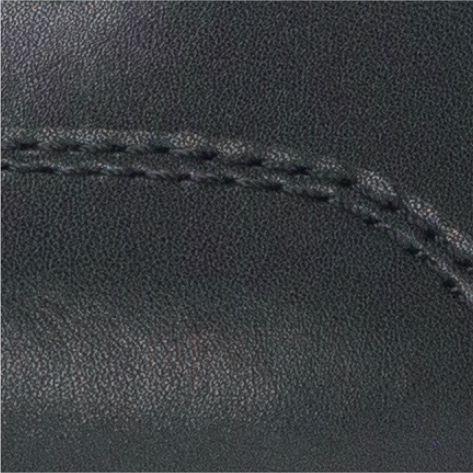 Black microfiber leather
