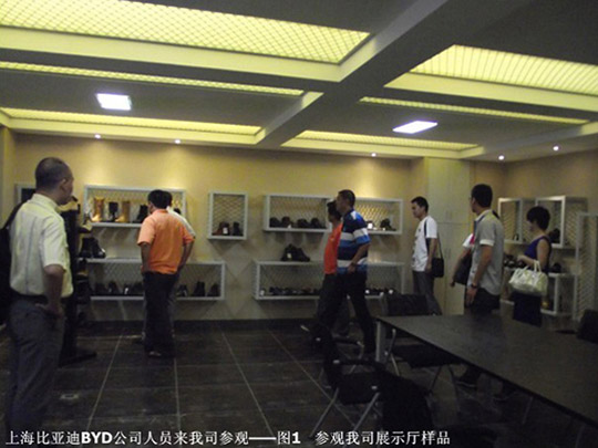 Welcome to visit our company by BYD