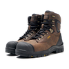 Defender series winter high-top safety shoes for steel toe anti-smash and anti-puncture cowhide work shoes