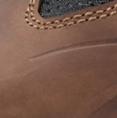 Crazy horse skin on the top